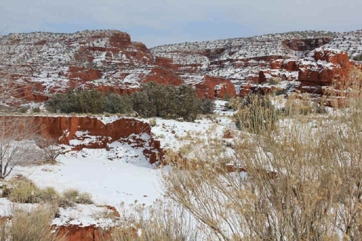 A few miles north of the ranch..